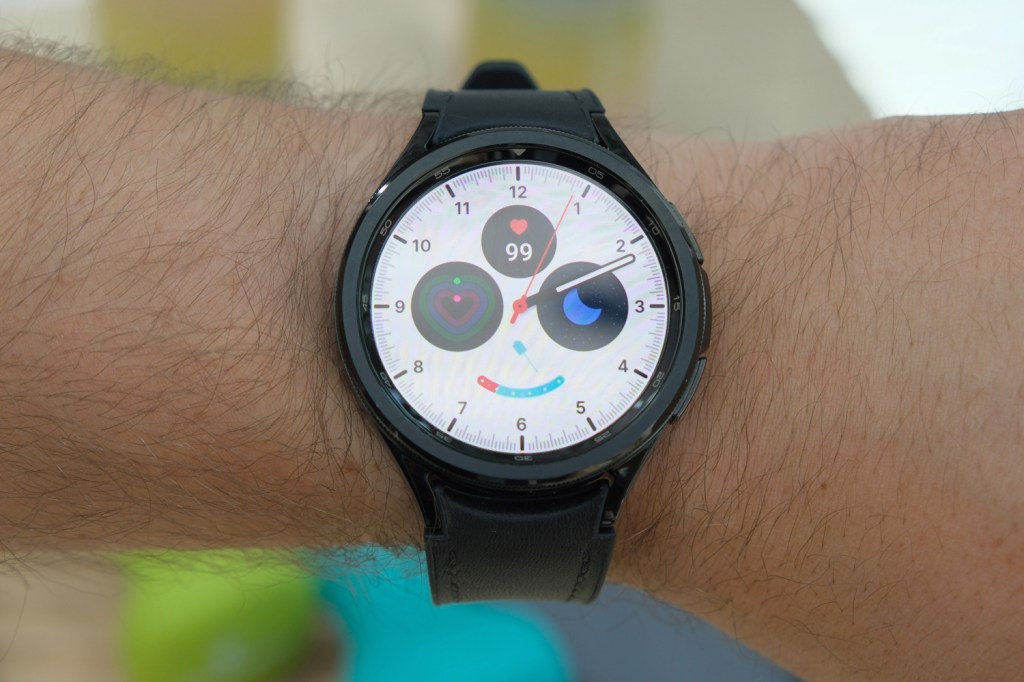 Samsung Galaxy Watch 6 Classic review white watchface