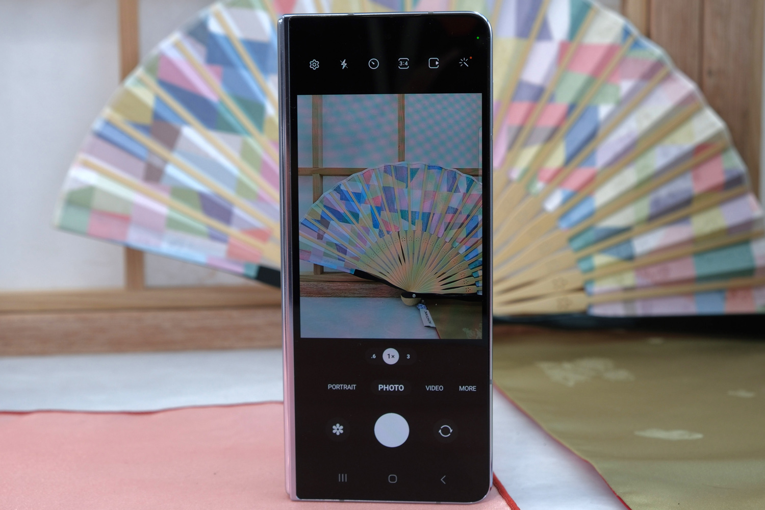 Samsung Galaxy Z Fold 5 review camera app