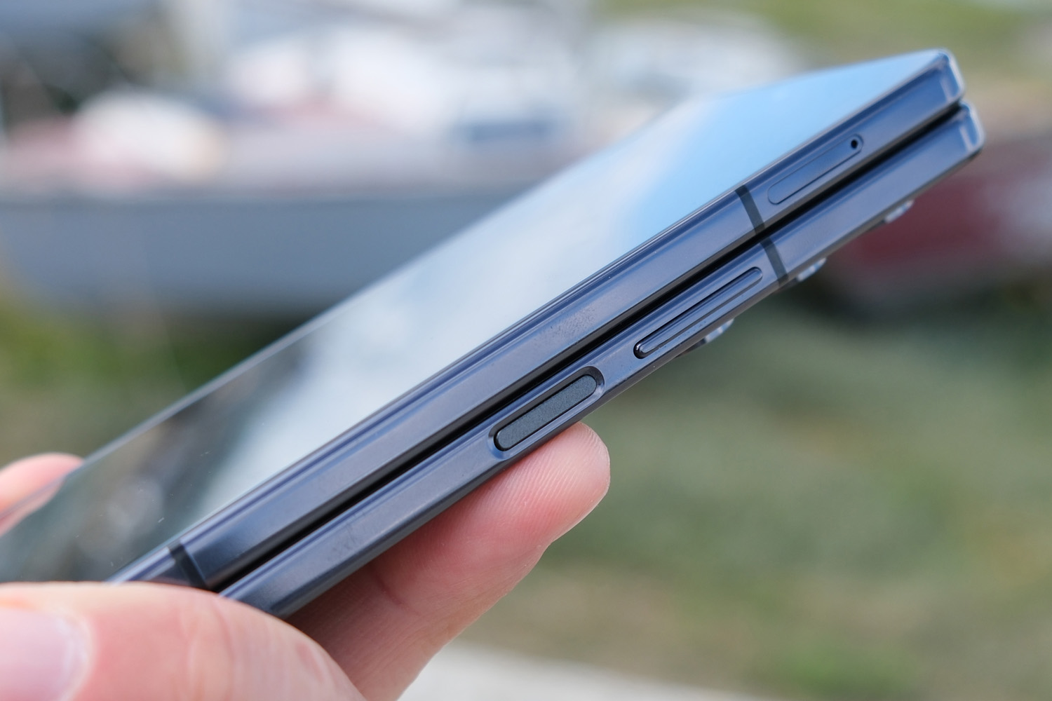 Samsung Galaxy Z Fold 5 review fingerprint reader