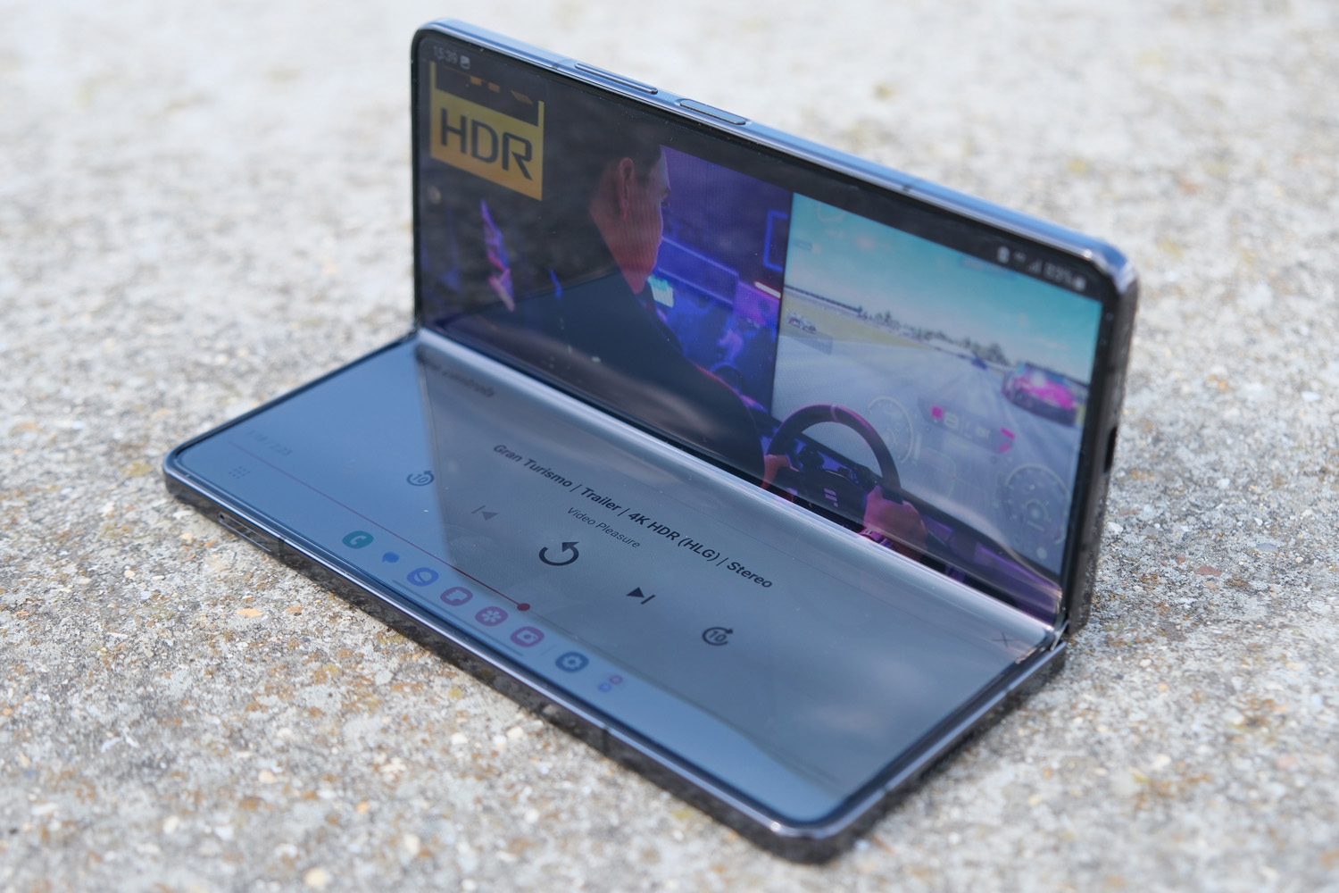 Samsung Galaxy Z Fold 5 review flex mode Youtube