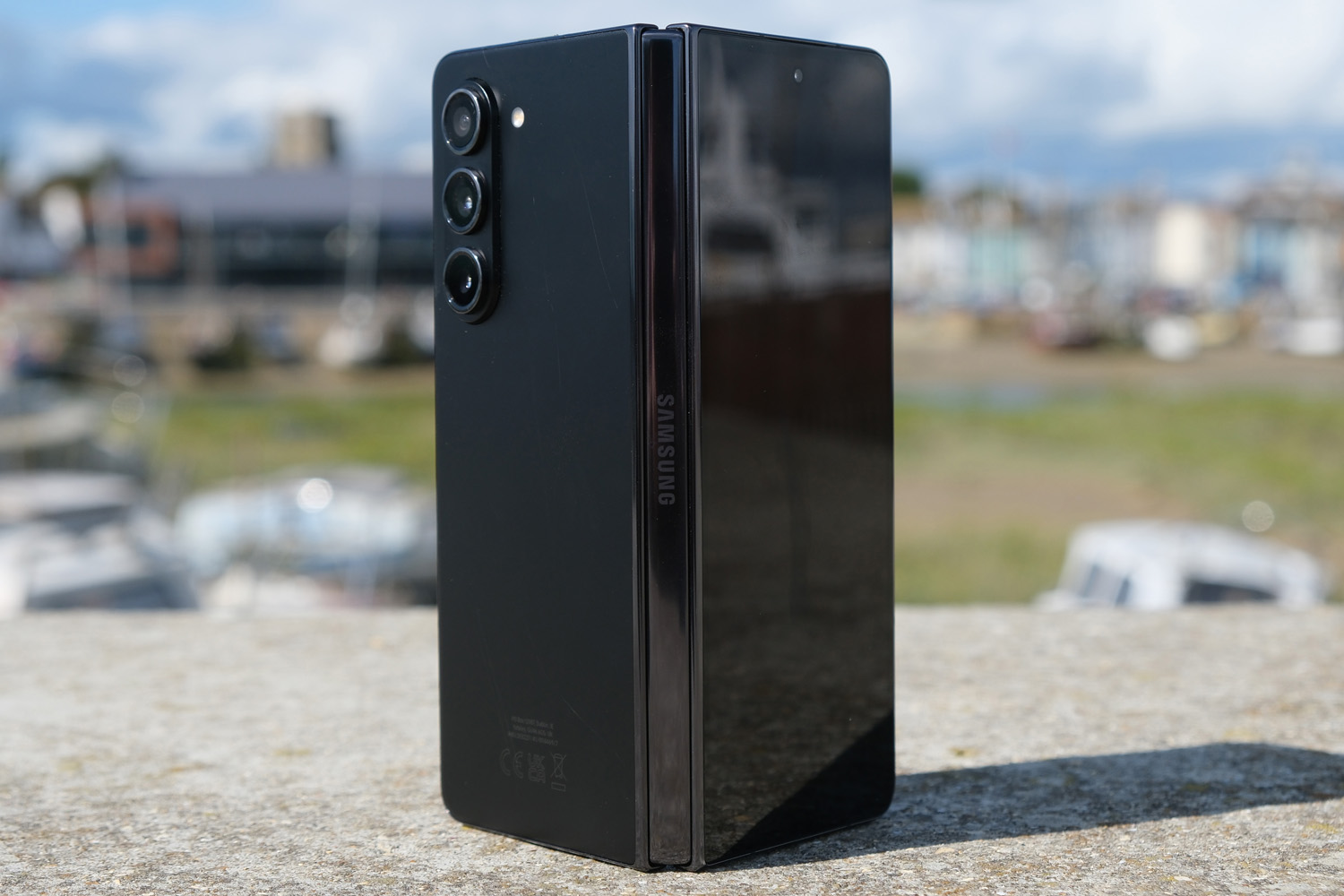 Samsung Galaxy Z Fold 5 review rear hinge