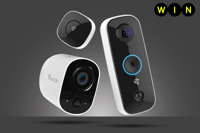 WIN a Toucan Wireless Video Doorbell and two Outdoor Security Cameras