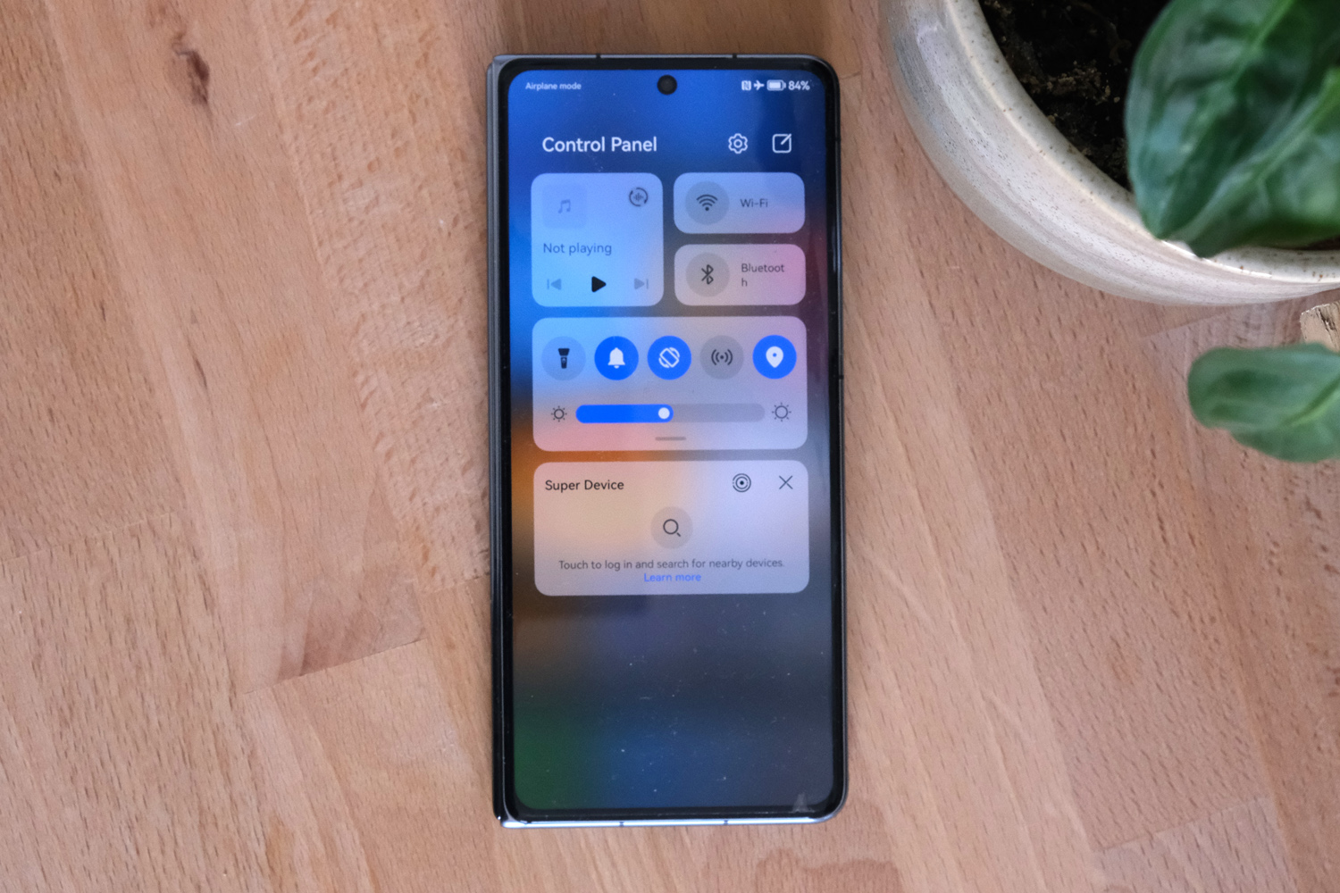 Huawei Mate X3 review quick settings