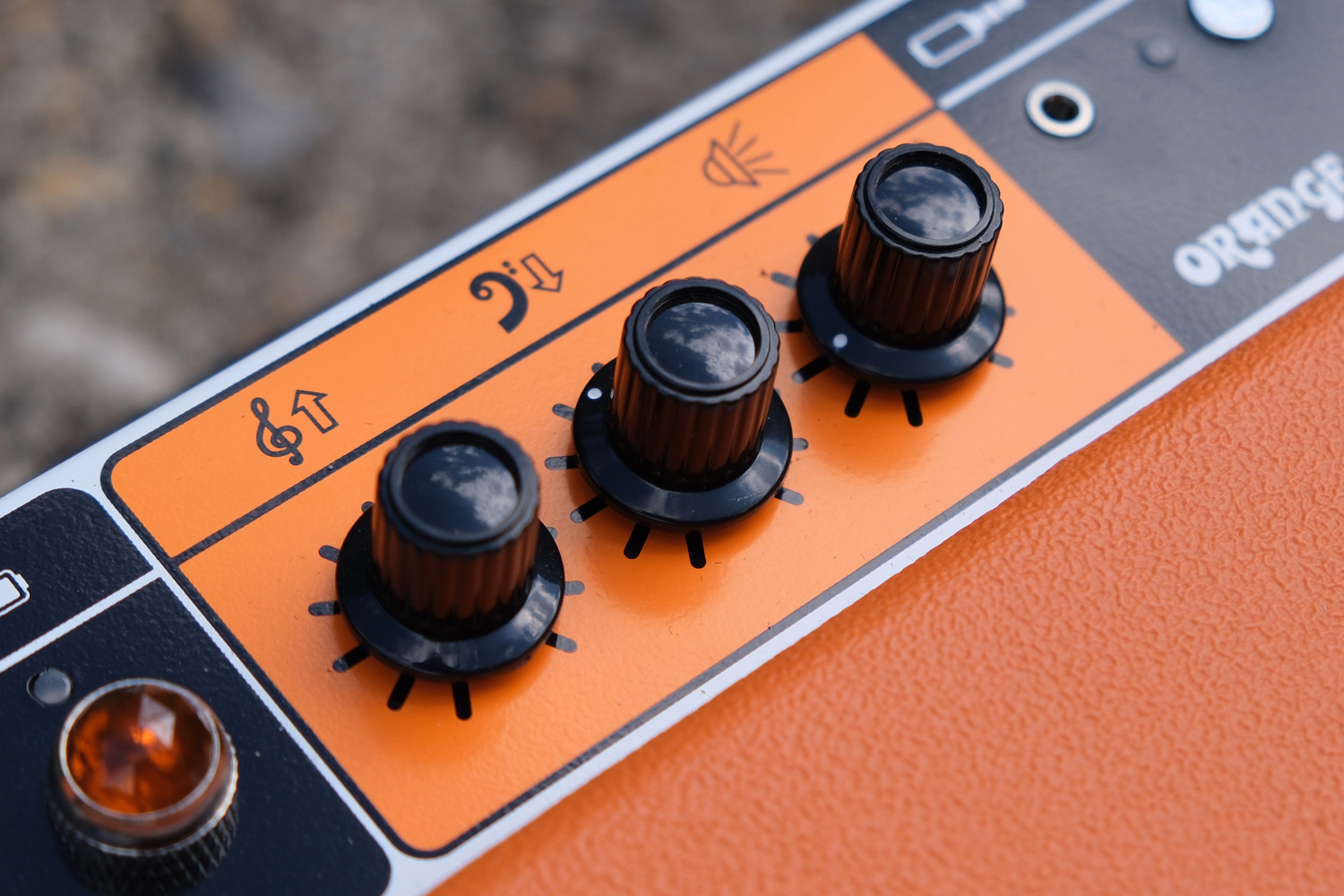 Orange Amps Orange Box review dials