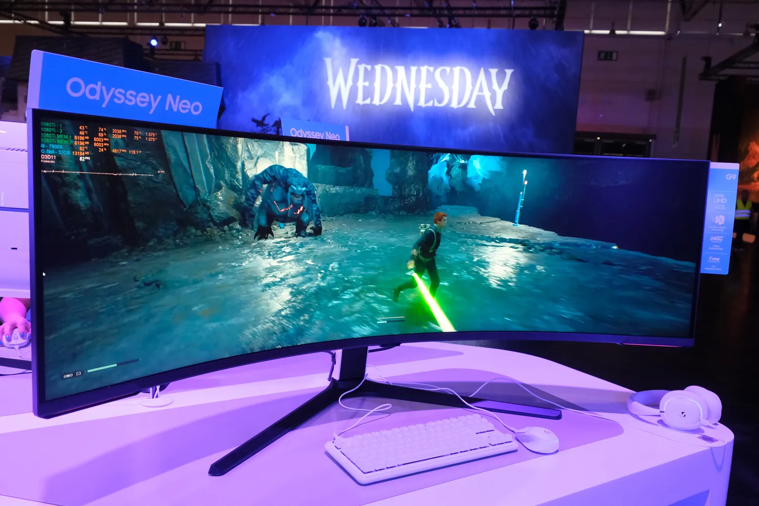 Hands-on with Samsung's Odyssey Neo G95NC, the world's first dual 4K gaming  monitor