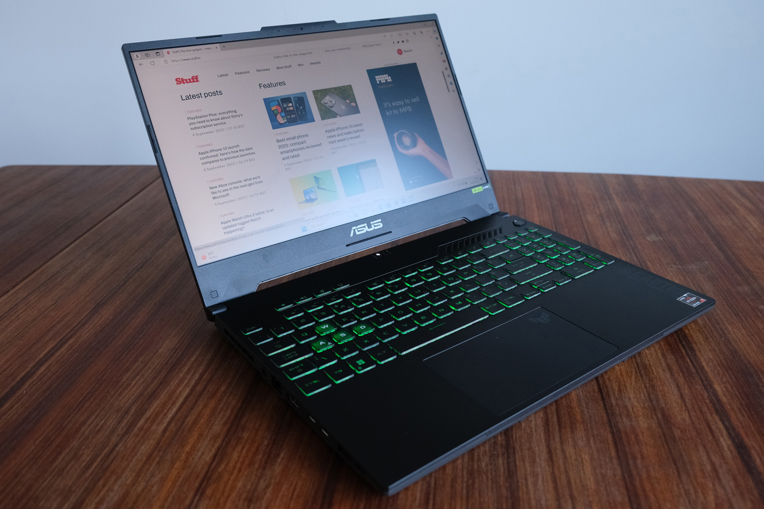 Asus TUF Gaming A15 (2023) laptop review: Don't rock the boat - Dexerto