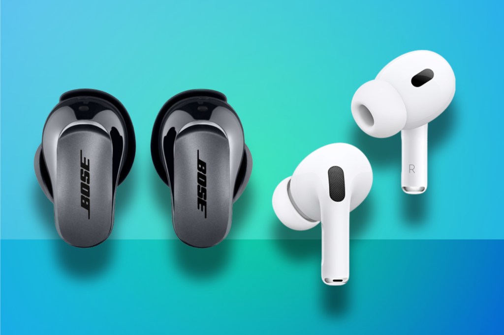 Bose QC Ultra Buds and AirPods Pro buds