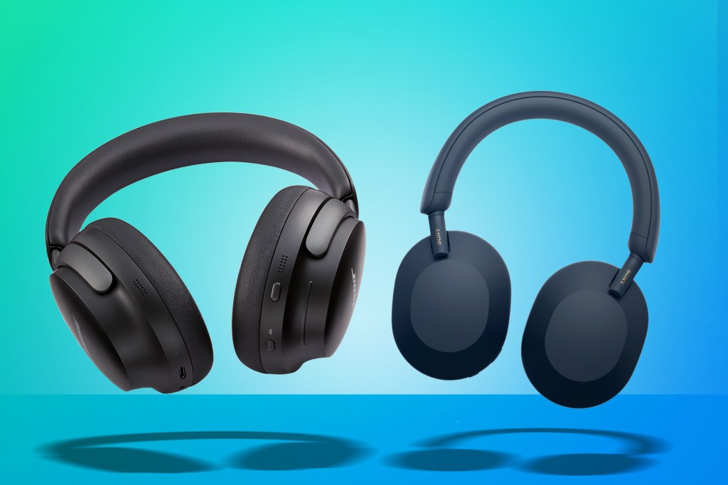 Bose QC Ultra Headphones vs Sony XM5 ear cups