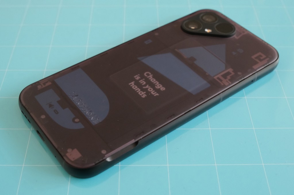 Fairphone 5 rear angle