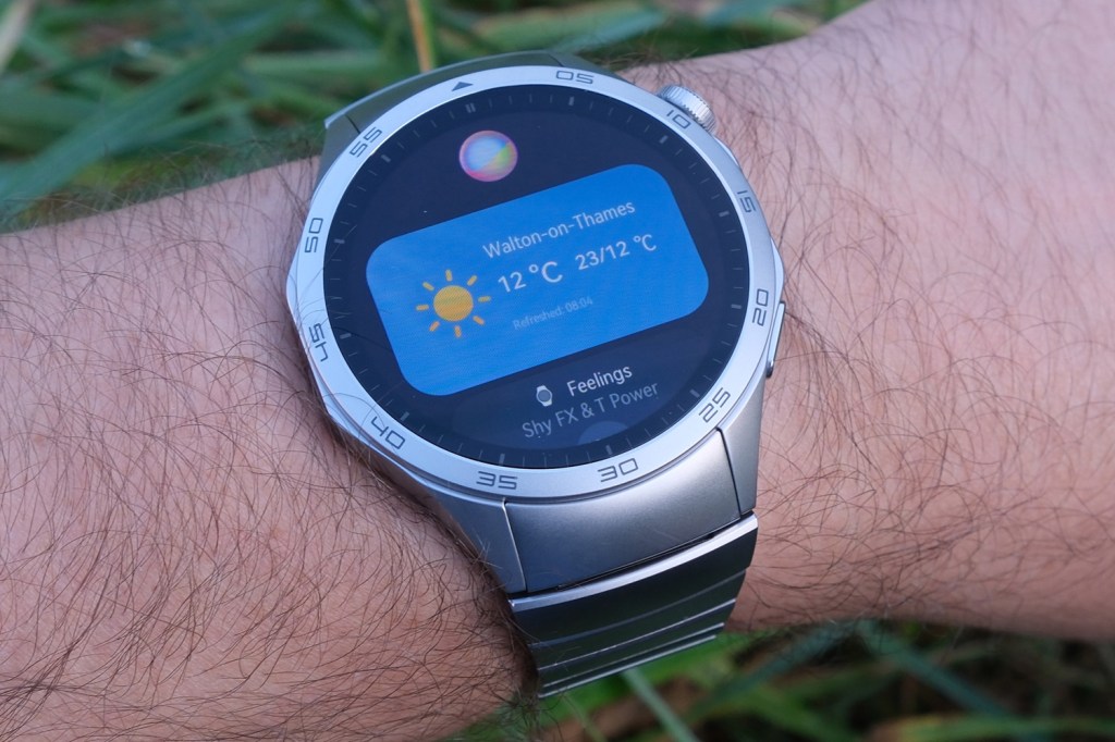 Huawei Watch GT 4 review quick weather