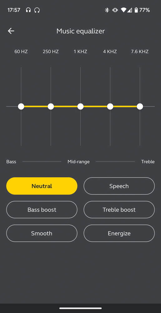 Jabra Elite 8 Active app EQ