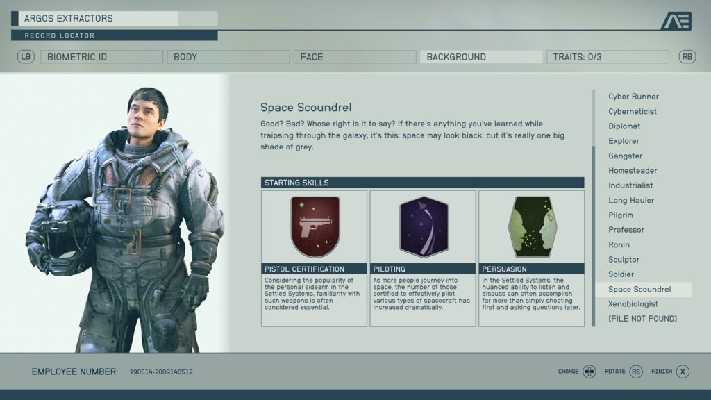 Starfield review character creation