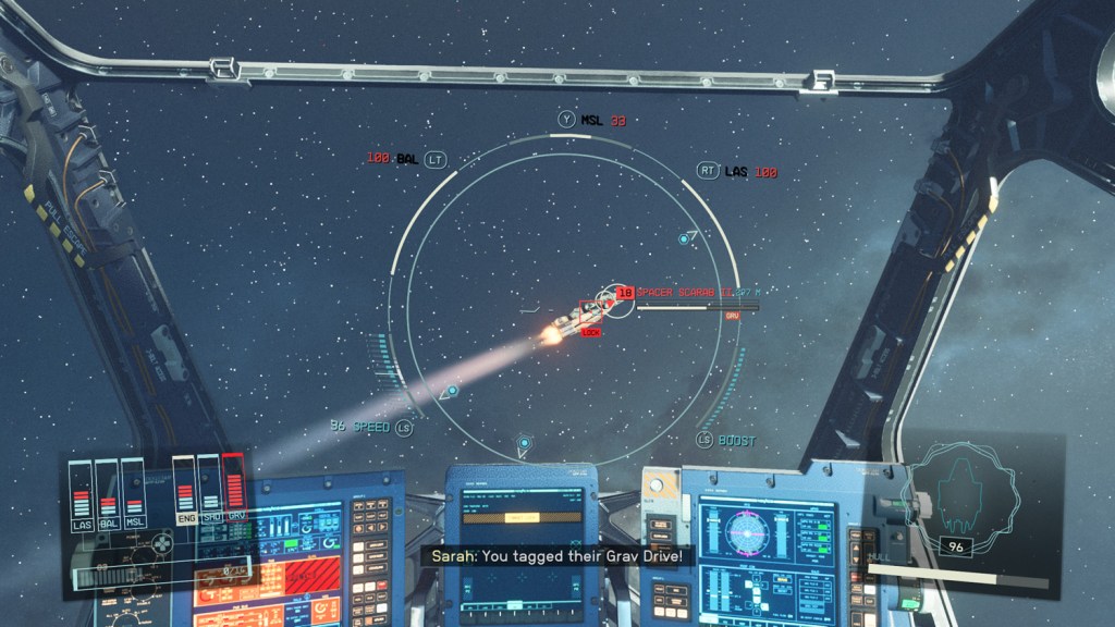 Starfield review space combat