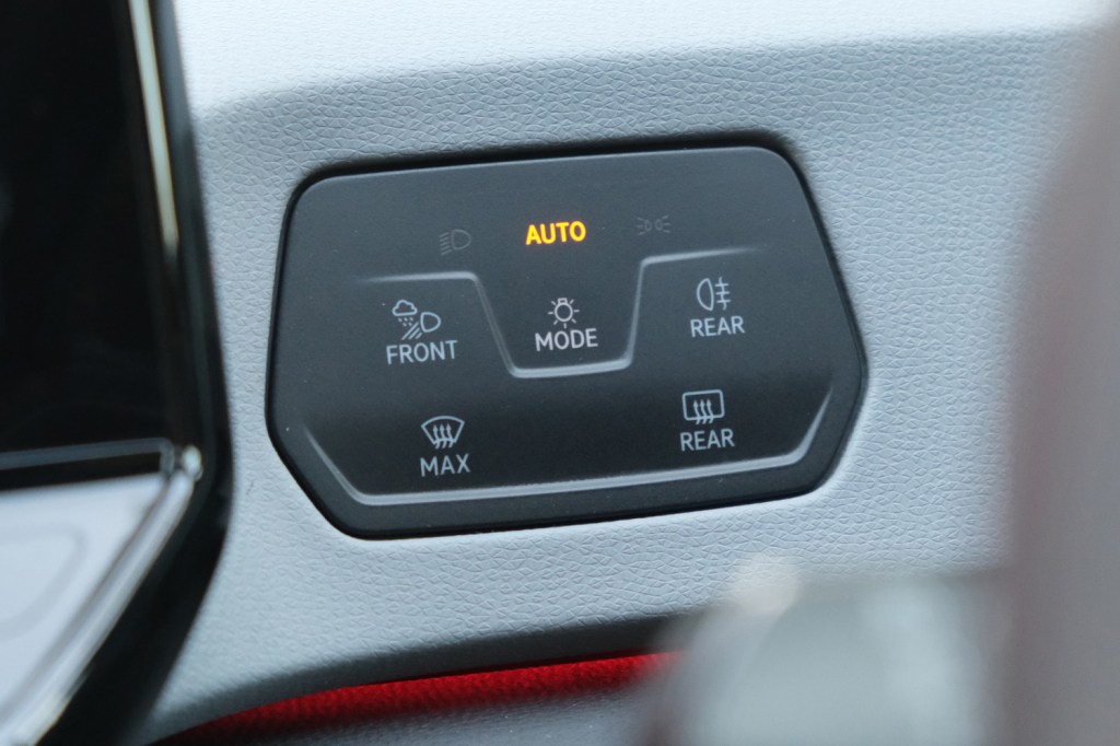 VW ID 3 2023 review light controls