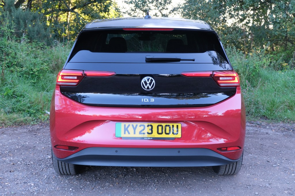 VW ID 3 2023 review rear end