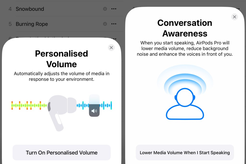 AirPods Pro conversation awareness