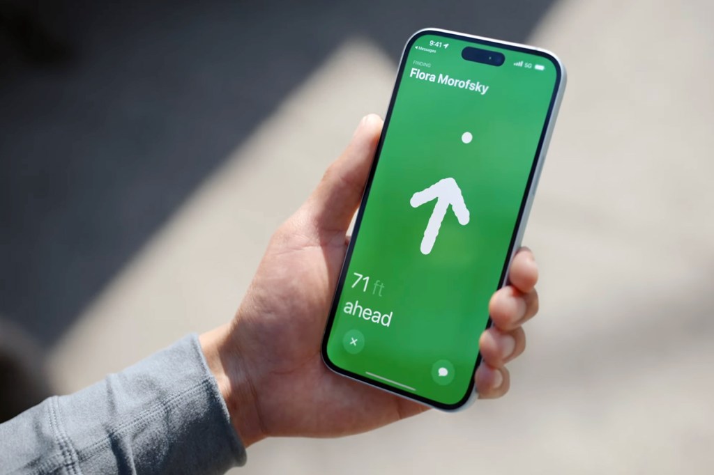 FindMy avec une recherche précise, grâce à la nouvelle puce UltraWideband