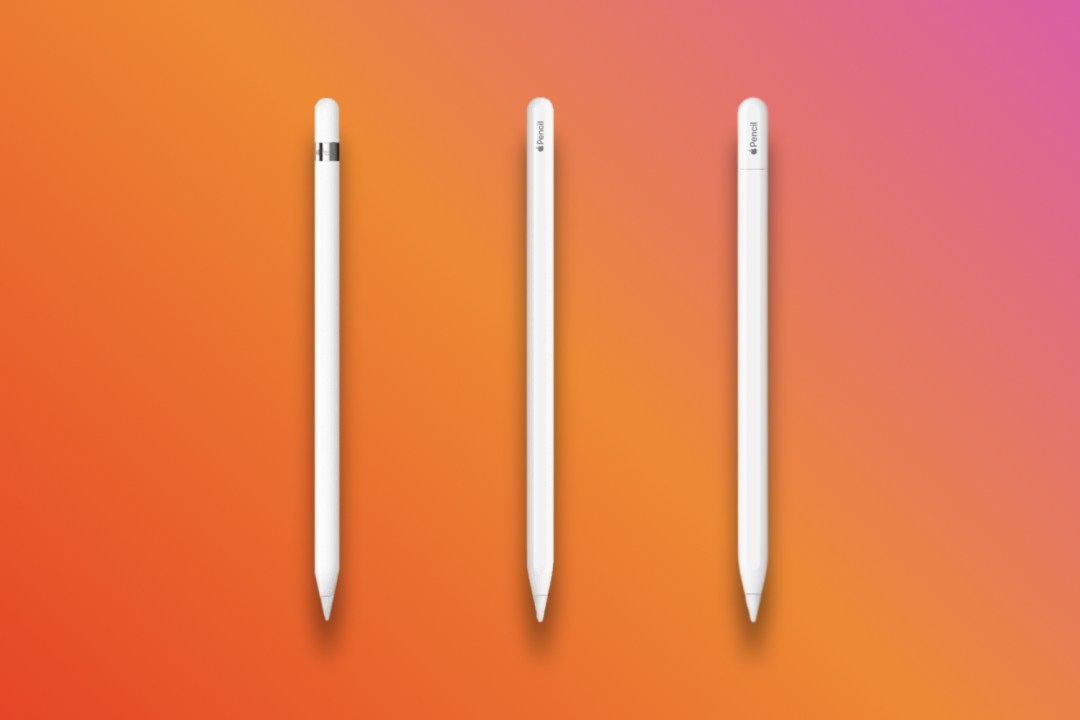 Apple Pencil models compared