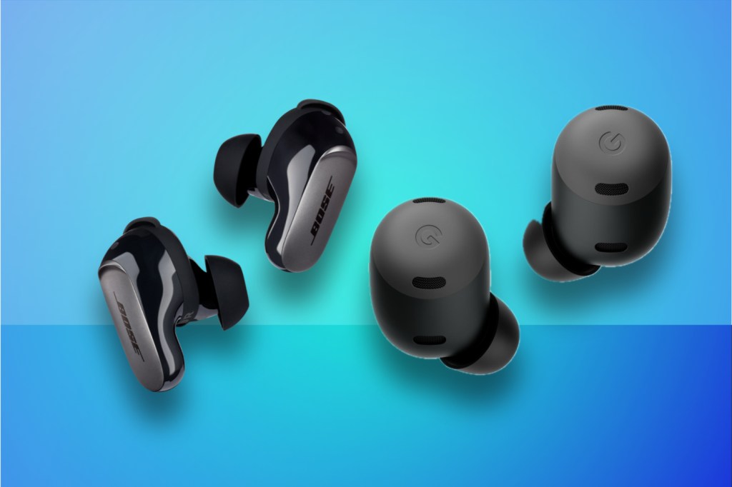 Pixel Buds and Bose QC Buds loose