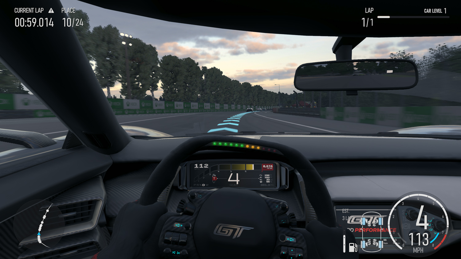 Forza Motorsport ford GT cockpit view