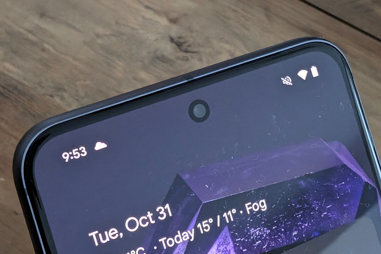 Google Pixel 8 review front camera