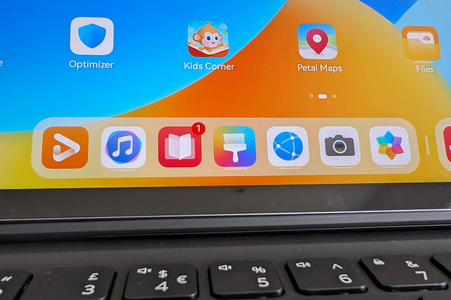 Huawei MatePad 11.5in review app bar