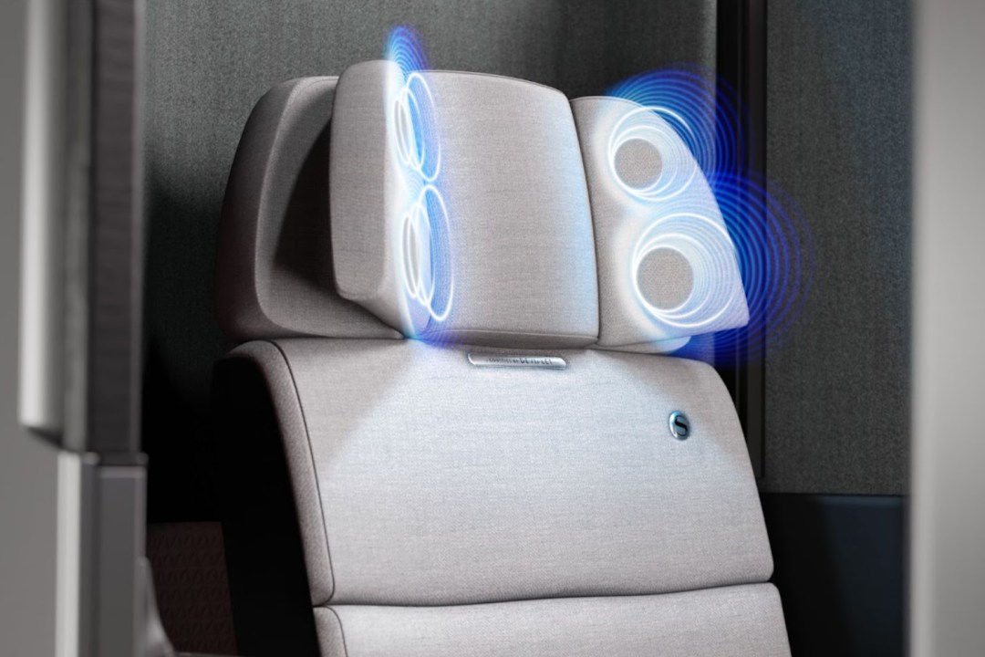 Devialet's new built-in speakers on Japan Airlines seats