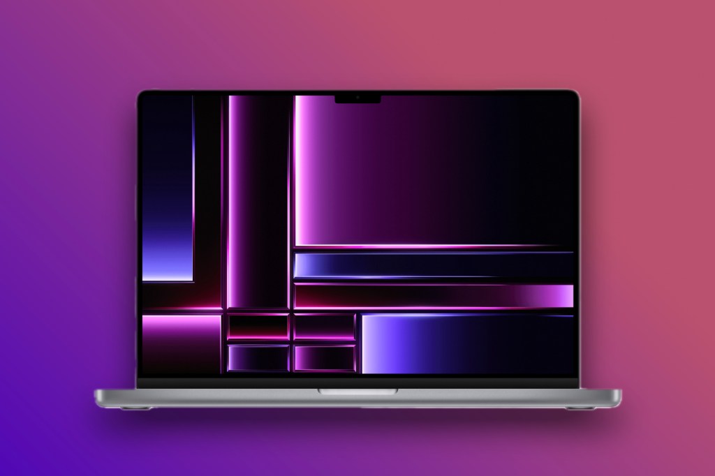 M2 MacBook Pro front-on