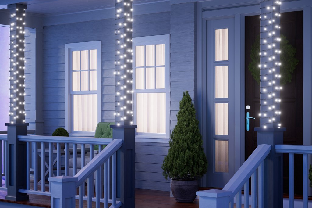 Nanoleaf Holiday String Lights porch