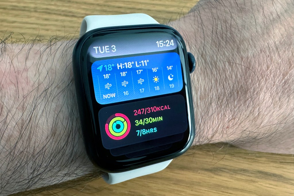 Apple Watch Series 9 widgets