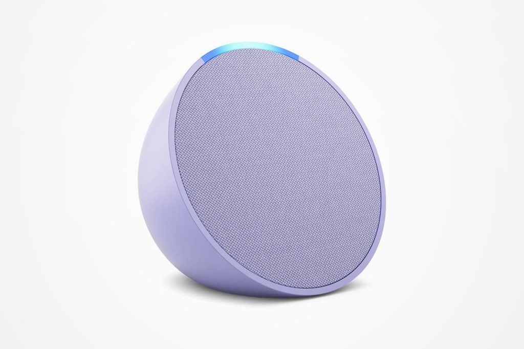 Purple Echo Pop Smart Assistant Wifi FullSound Compact