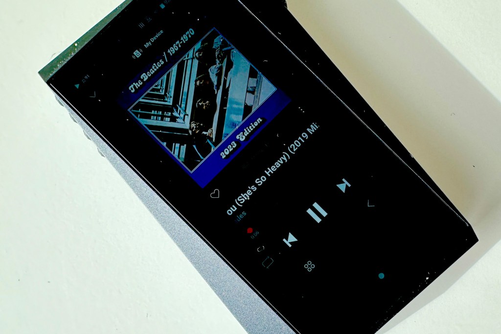 Astell Kern ANorma SR35 review screen