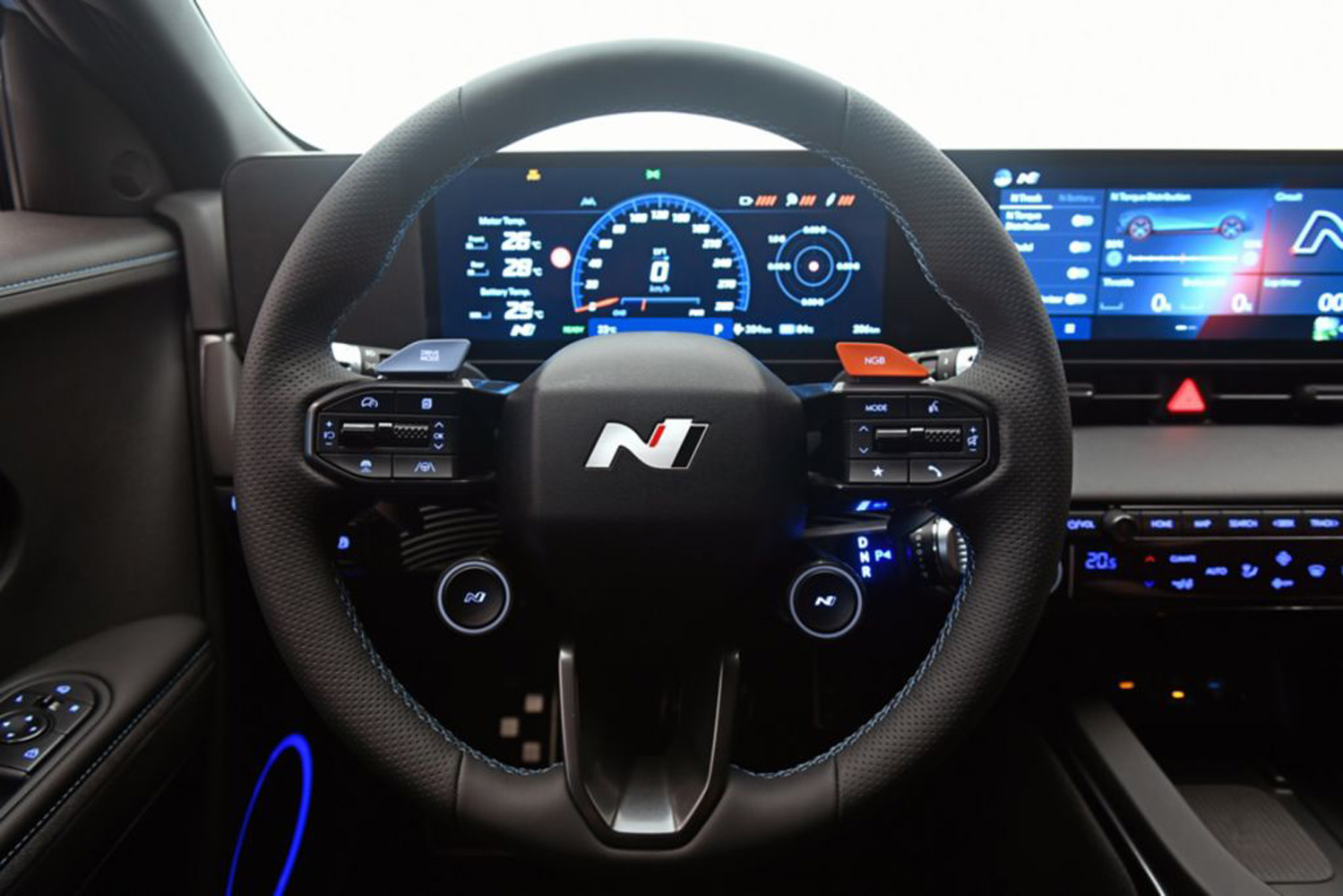 Hyundai Ioniq 5 first drive review steering wheel