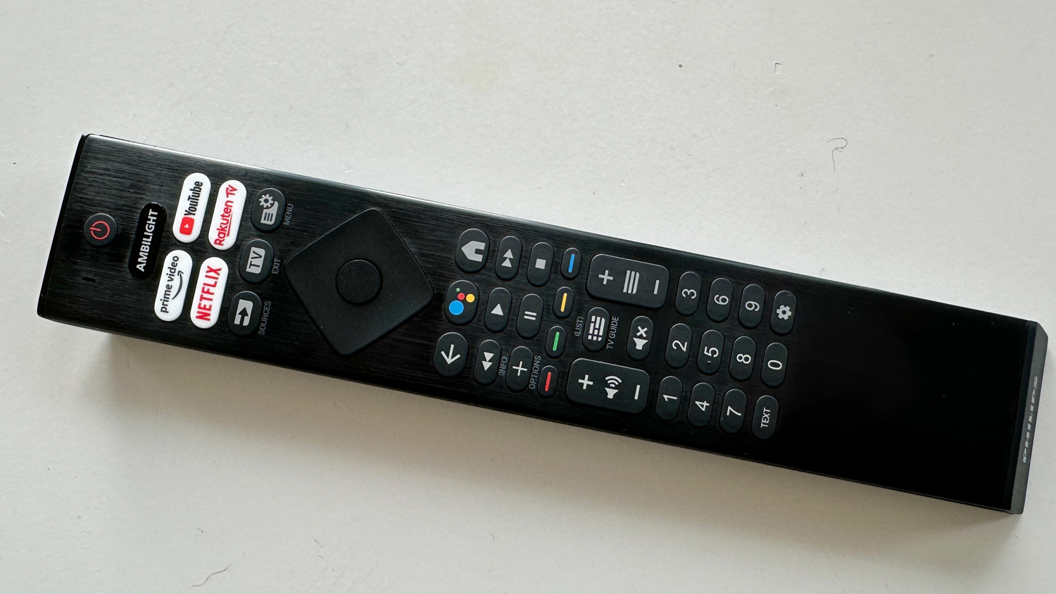 Philips 55OLED808 review remote control