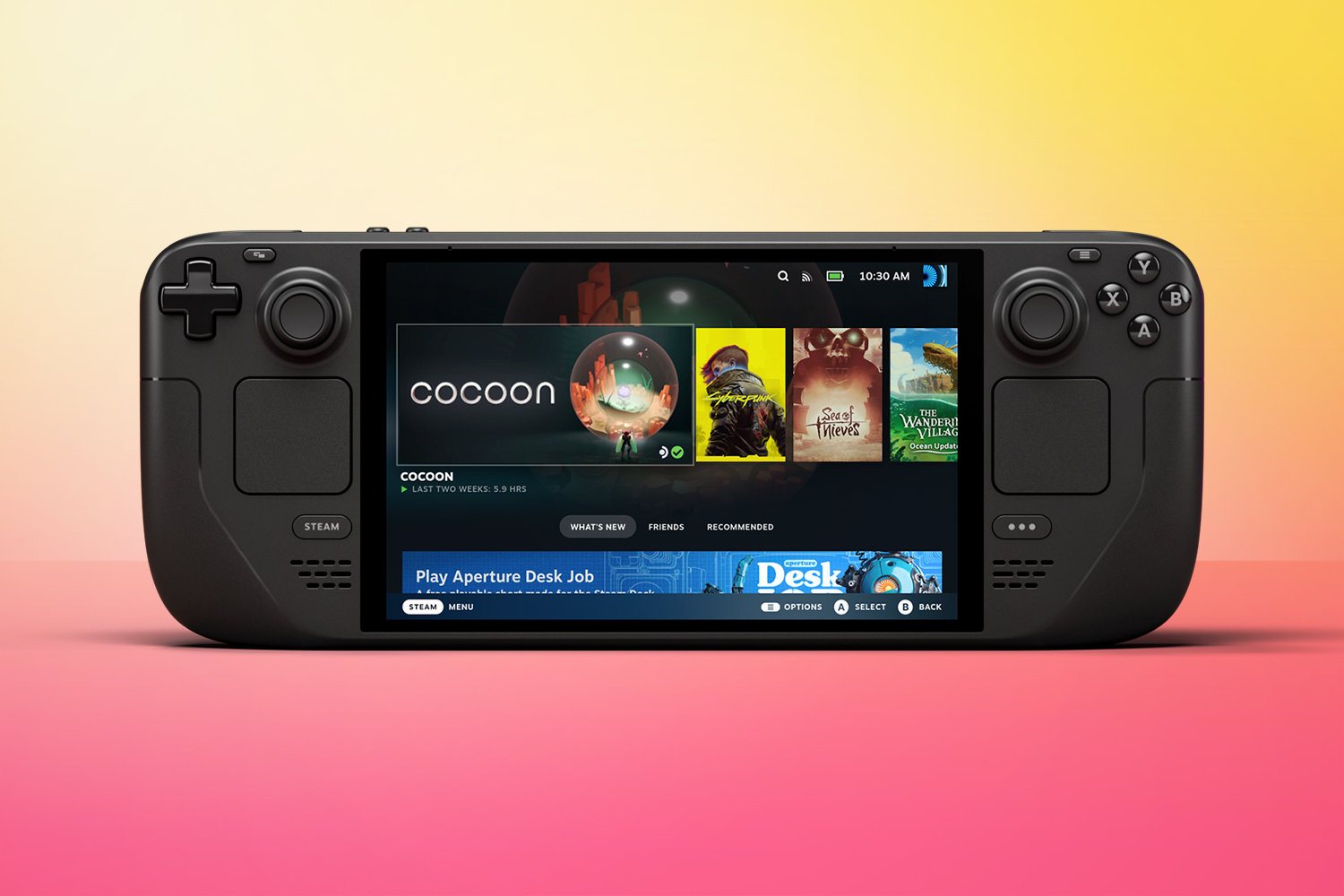 Reset and sell your Steam Deck LCD gaming handheld so you can