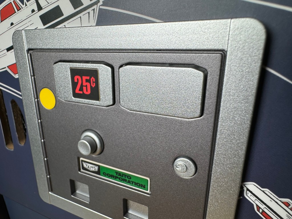 Quarter Arcade coin slot panel