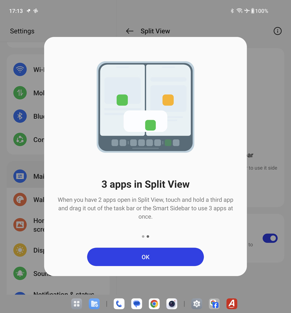 OnePlus OpenCanvas Split View