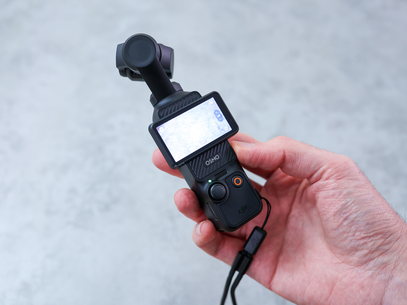 DJI Osmo Pocket 3 review rotating screen