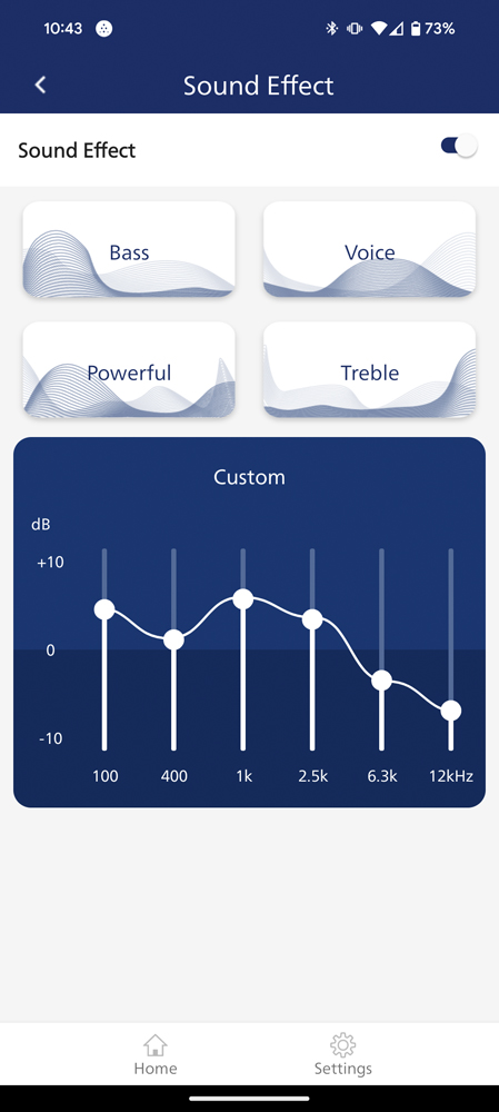 Philips Fidelio L4 companion app EQ