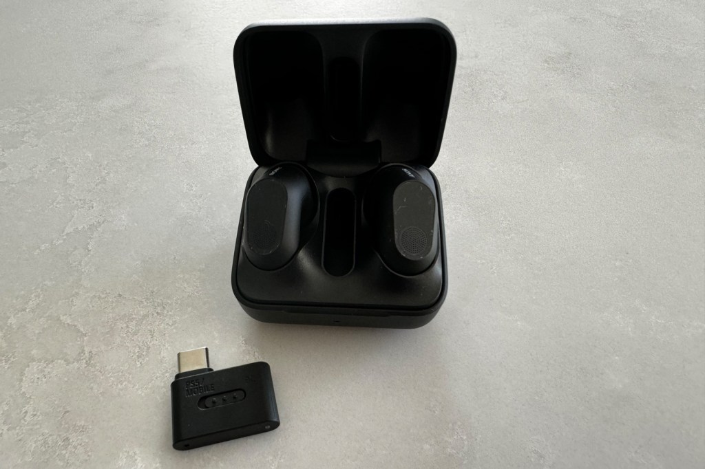 Sony Inzone Buds case and dongle