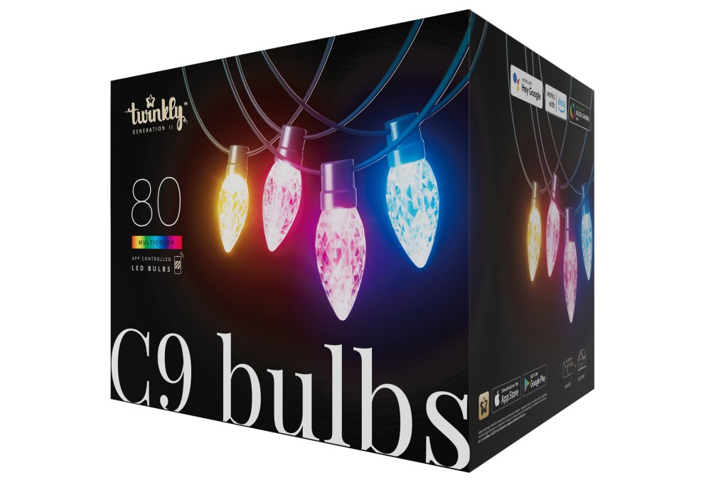 Twinkly C9 Bulbs on white background