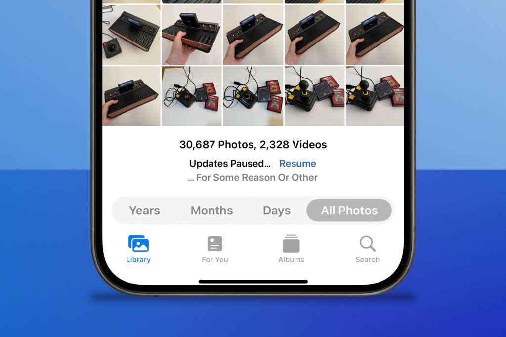 iPhone AI failing regarding photo sync and battery levels