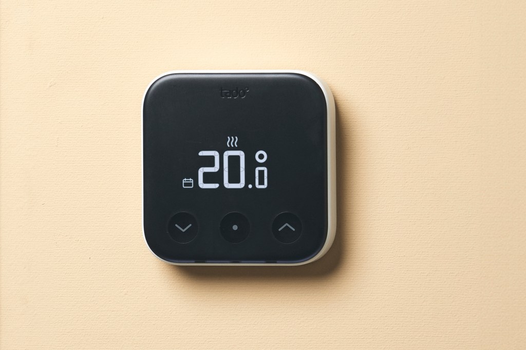Tado X thermostat on wall