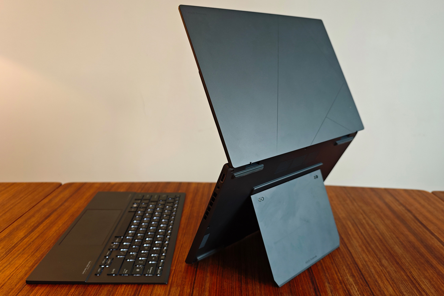Asus Zenbook Duo OLED 2024 review rear view