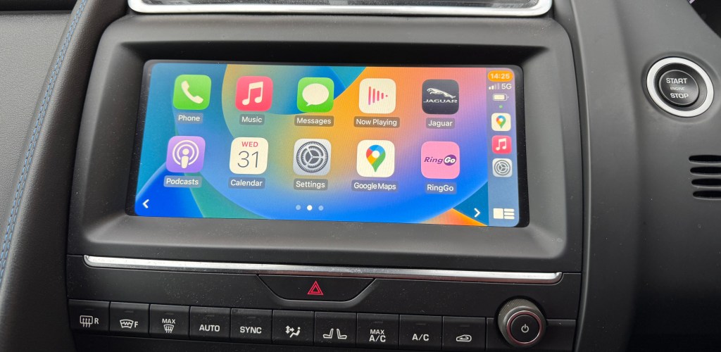 CarPlay being used in car with dongle