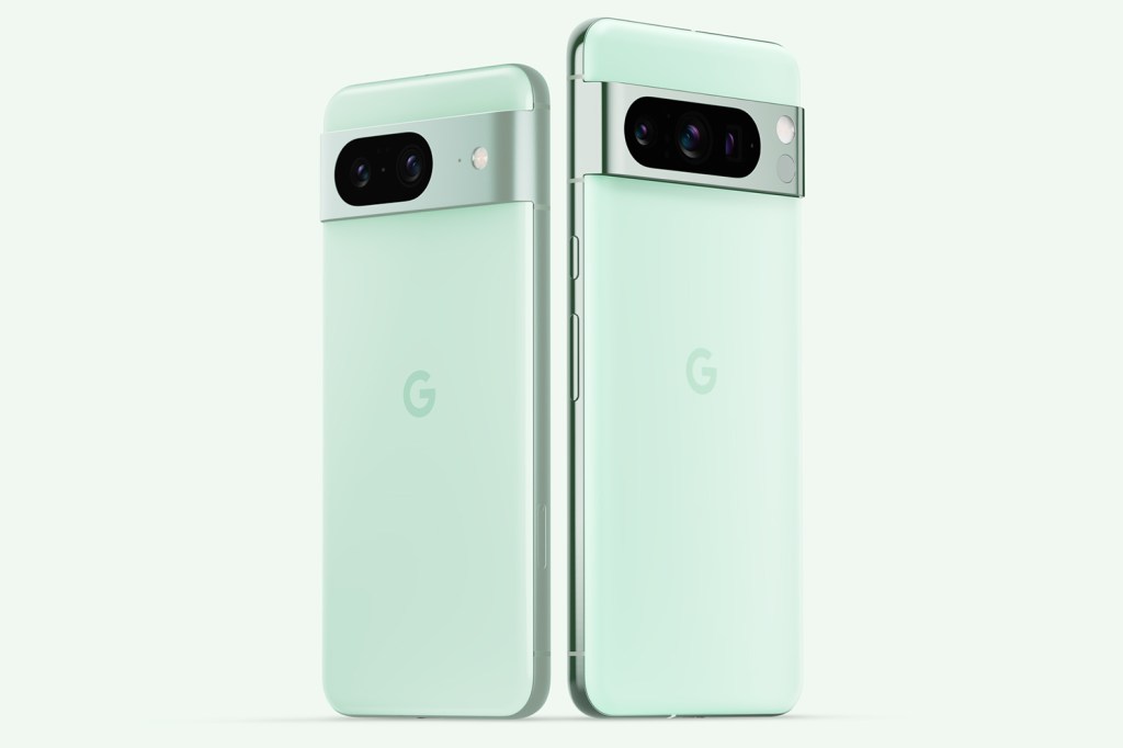 Google Pixel 8 and Pixel 8 Pro Mint press