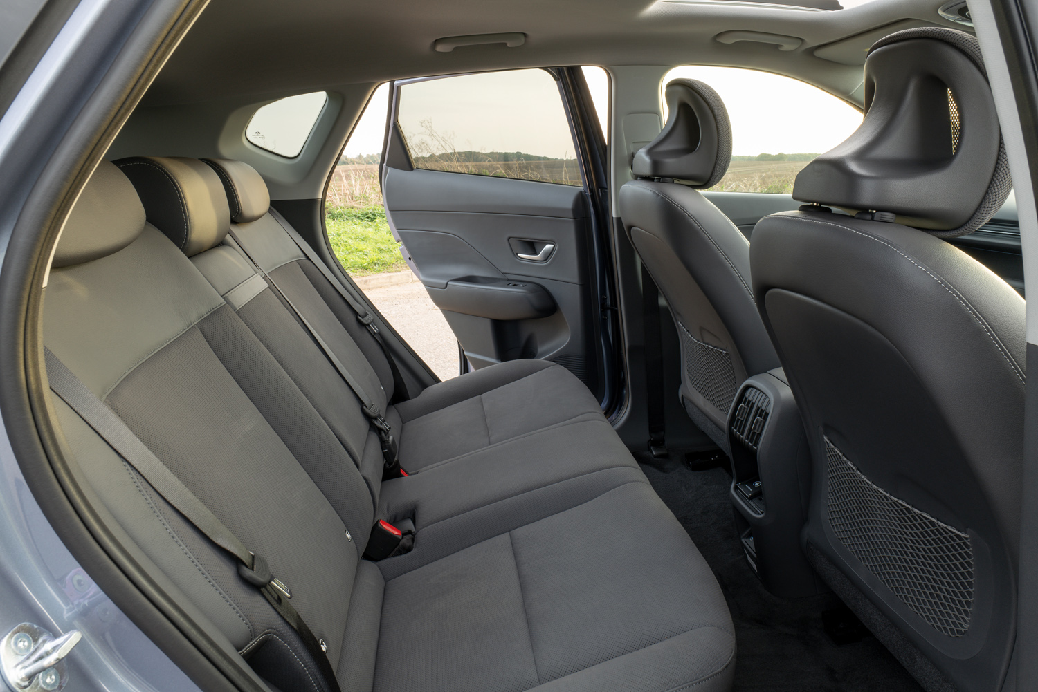 Hyundai Kona Electric 2024 review rear seats
