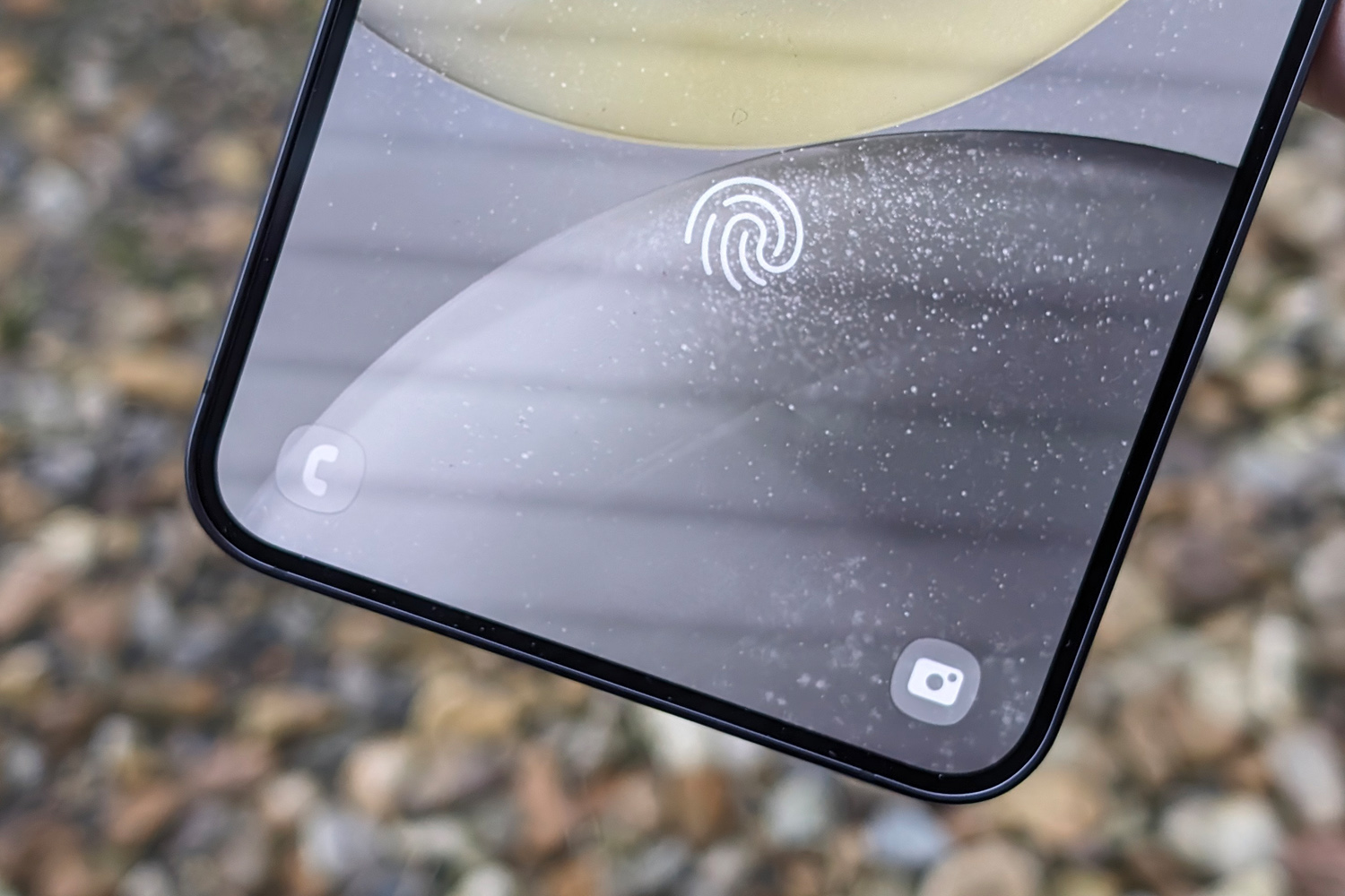 Samsung Galaxy S23 review fingerprint sensor