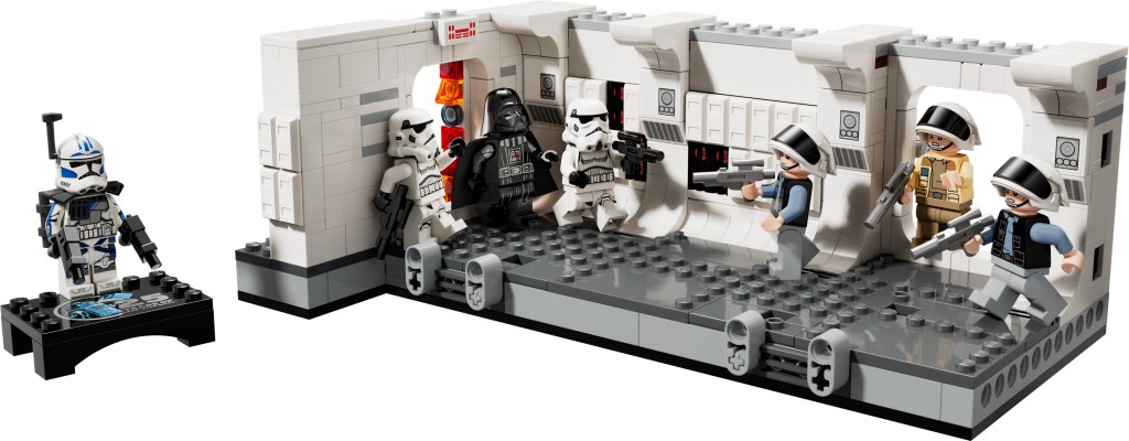 Darth Vader boarding Tantive IV, celebrating 25 years of Lego Star Wars  