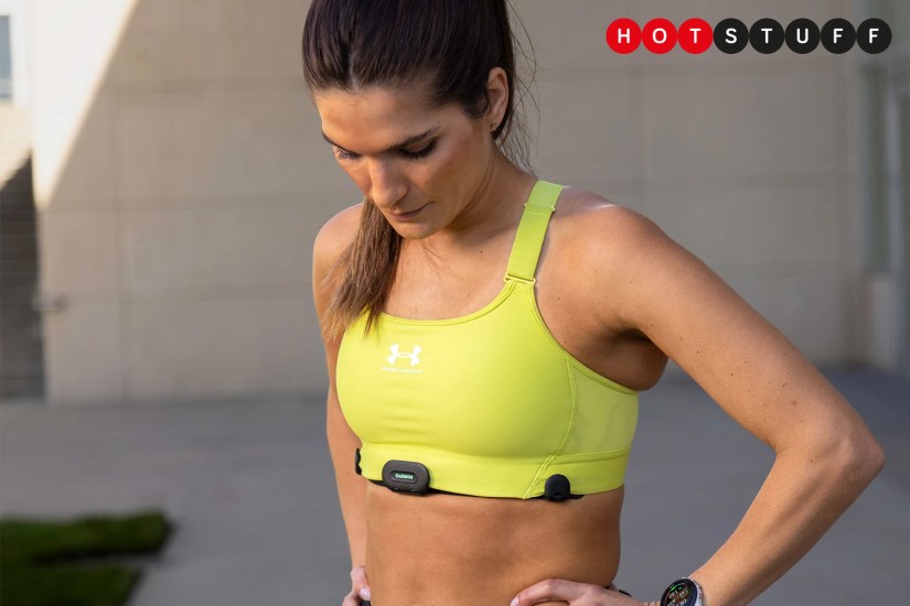 Garmin’s HRM-Fit is a comfortable chest strap designed for sports bras